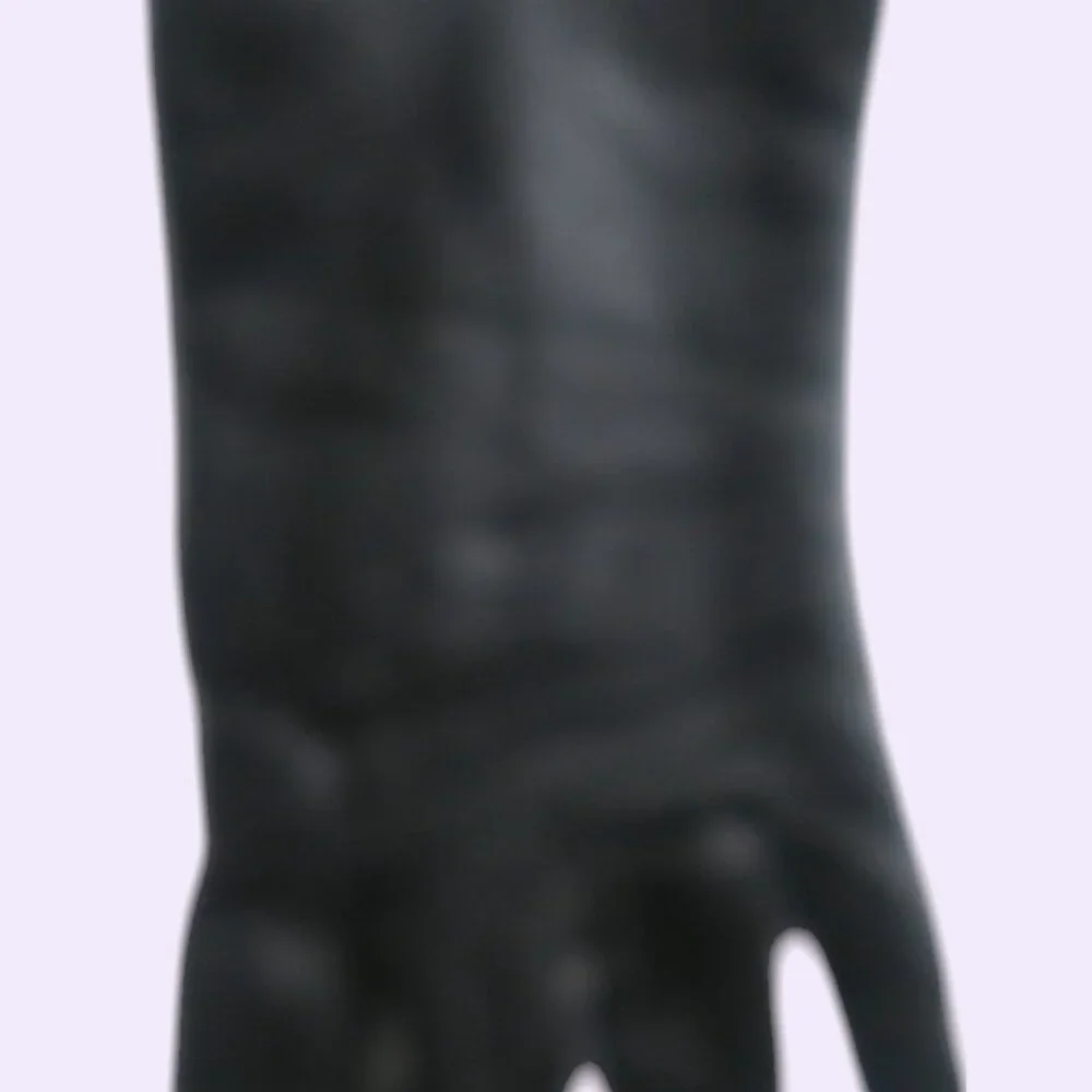 Unwrapped, Inc men's and women's sheepskin leather gloves in black size 10.